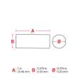 Aggressive Adhesive Multi-Purpose Nylon Labels with Vial Top for 3