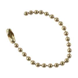 Beaded Chain, 4.5" L, Brass
