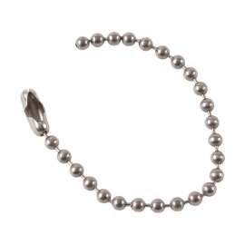 Beaded Chain, 4.5" L, Nickel