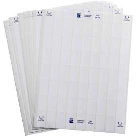 LaserTab Polyamide Coated Nylon Cloth Lbls 1.437 in H x 0.8 in W White 19/PK