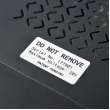 Metallized Polyester Rating Plate and PCB Labels 1in H x 2in W LGT GR 3000/RL