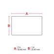 Metallized Polyester Rating Plate and PCB Labels 1in H x 2in W LGT GR 3000/RL