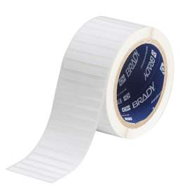 Tamper-Resistant Vinyl Labels 0.25 in H x 2 in W White 2500/RL
