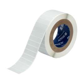 Metallized Polyester Rating Plate and PCB Labels 0.5in H x 2in W LGT GR 3000/RL