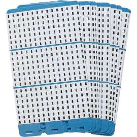 Porta-Pack(R) Wire Marker Book Refill Repositionable Vinyl Cloth 8, 450 Total