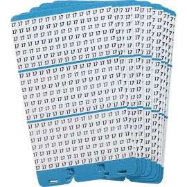 Porta-Pack(R) Wire Marker Book Refill Repositionable Vinyl Cloth 17, 450 Total