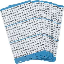Porta-Pack(R) Wire Marker Book Refill Repositionable Vinyl Cloth 19, 450 Total