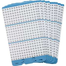 Porta-Pack(R) Wire Marker Book Refill Repositionable Vinyl Cloth 21, 450 Total