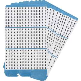Porta-Pack(R) Wire Marker Book Refill Repositionable Vinyl Cloth K, 450 Total