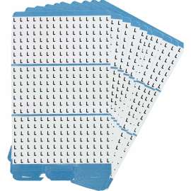 Porta-Pack(R) Wire Marker Book Refill Repositionable Vinyl Cloth L, 450 Total