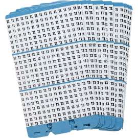 Porta-Pack(R) Wire Mrkr BK Refill Repositionable Vinyl Cloth T1, T2, T3, 450 Total