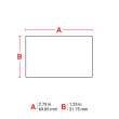 Polypropylene General Identification Labels 1.25 in H x 2.75 in W White 3000/RL