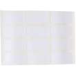 High Adhesion Polyester with Rubber Adhesive Labels 0.5in H x 1in W WT 10000/RL