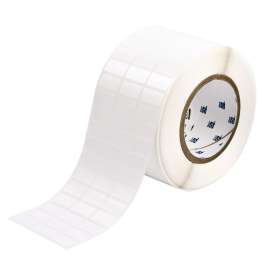 High Adhesion Polyester with Rubber Adhesive Labels 0.5in H x 1in W WT 10000/RL