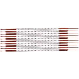 ClipSleeve Wire Markers Size 03 Nylon 26 AWG - 24 AWG, 5 Pack of 300 Each