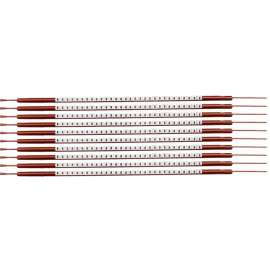 ClipSleeve Wire Markers Size 03 Nylon 26 AWG - 24 AWG, 8 Pack of 300 Each
