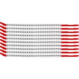 ClipSleeve Wire Markers Size 10 Nylon 16 AWG - 14 AWG, Q Pack of 300 Each