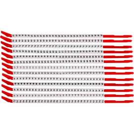 ClipSleeve Wire Markers Size 10 Nylon 16 AWG - 14 AWG, N to Z Pack of 13 Each