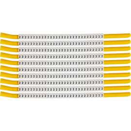 ClipSleeve Wire Markers Size 18 Nylon 10 AWG - 8 AWG, 2 Pack of 300 Each