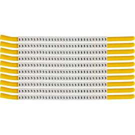 ClipSleeve Wire Markers Size 18 Nylon 10 AWG - 8 AWG, 5 Pack of 300 Each