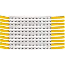 ClipSleeve Wire Markers Size 18 Nylon 10 AWG - 8 AWG, 8 Pack of 300 Each