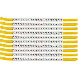 ClipSleeve Wire Markers Size 18 Nylon 10 AWG - 8 AWG, F Pack of 300 Each