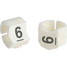 ClipSleeve Wire Markers Size 23 Nylon 8 AWG - 4 AWG, 6 Pack of 50 Pieces