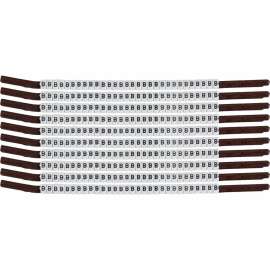 ClipSleeve Wire Markers Size 15 Nylon 14 AWG - 12 AWG, B Pack of 300 Each
