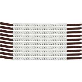 ClipSleeve Wire Markers Size 15 Nylon 14 AWG - 12 AWG, J Pack of 300 Each