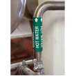 FIRE AUTO SPRINKLERS Pipe Marker, Fits Pipes 0.75