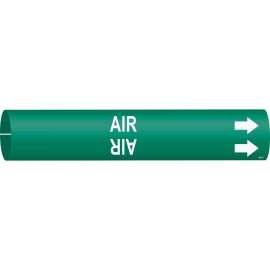 AIR Pipe Marker, Fits Pipes 1.5" Dia. Thru 2.375" Dia.