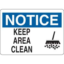 DANGER Close Clearance Sign, 10" H x 14" W x 0.035" D, Aluminum