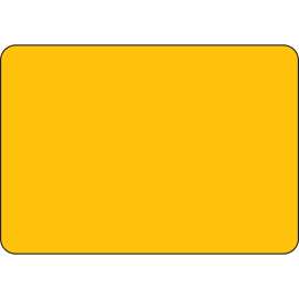 Blank Sign - Non-Reflective Aluminum, 7" H x 10" W x 0.035" D, Yellow, Aluminum