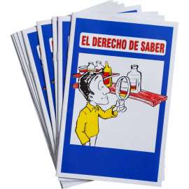 Right To Know Booklets - Spanish, Pack of 10 Each