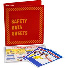 MSDS 1-1/2" Red Binder