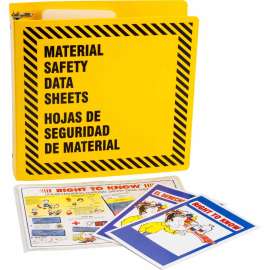 3" Bilingual Binder, Black on Yellow
