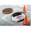 CAUTION Confined Space Do Not Enter Without Obtaining Permit Sign, 30.5