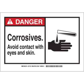 Alert Signs 5/Package, 0.006" D, Polyester