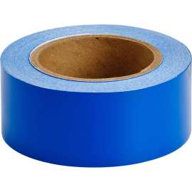 Solid Color Banding Tape for Pipe Marking - Roll Form, Pressure Sensitive Vinyl, Blue, 2" x 30 Yd