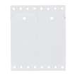 Polyethylene Tags 4 in H x 3.75 in W White 100/PK