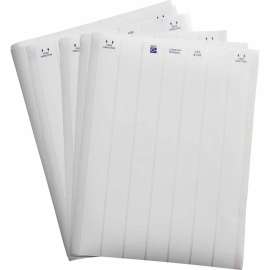 LaserTab Polyester Lbls 0.375 in H x 1 in W White 58/PK