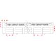 LaserTab Polyester Lbls 0.5 in H x 0.5 in W White 41/PK
