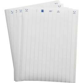 LaserTab Polyester Lbls 0.5 in H x 0.5 in W White 41/PK