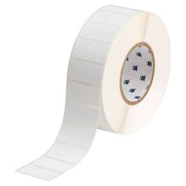 Removable Polypropylene Labels 1 in H x 2 in W White 3000/RL