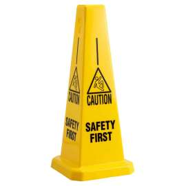 BradyCone Warning System, SAFETY FIRST, 25" H