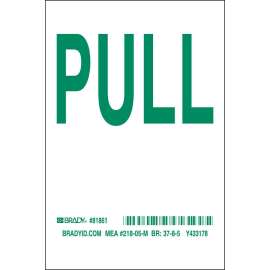 NYC Pull B523 6" x 4" Grn/Glow 10/Package