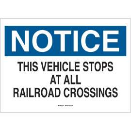 Warning & Caution Sign - Self-Sticking Polyester