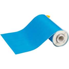BBP85 Series Label Vinyl, Lgt BU, 10 in W x 50 ft L 10 in W x 50 ft L Lgt BU