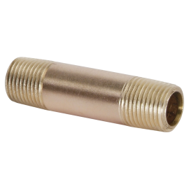 BrassCraft Pipe Nipples, 1/4" MIP x 1-1/2" 113-04-1.5-RX