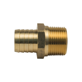 BrassCraft Male Hose Barb Adaptor, 1" ID Hose Barb x 1" MIP 125-16-16X